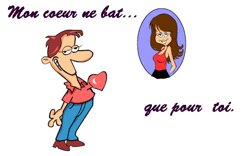 Mon coeur ne bat que pour toi